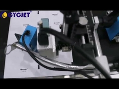 Imprimante à jet d'encre de codage en lots de 3 têtes imprimante à jet d'encre de haute résolution de CYCJET de taille de 37mm