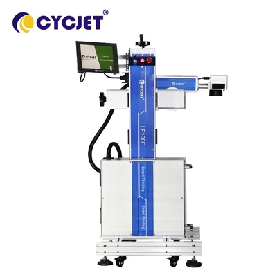 imprimante industrielle volante de code du graveur LF100F Qr de laser de la fibre 100W