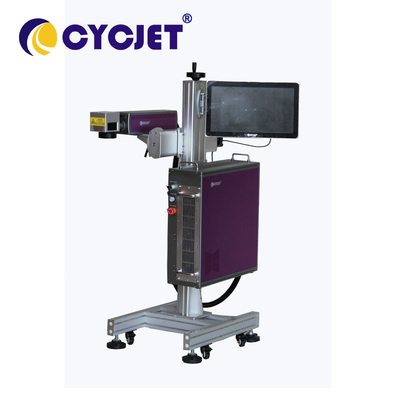 100W codant la boîte de médecine de marqueur de laser de Flying Mopa Fiber d'imprimante à laser de Cycjet