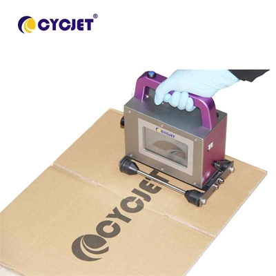 Grande taille tenue dans la main portative de l'imprimante à jet d'encre 71mm pour le carton de carton